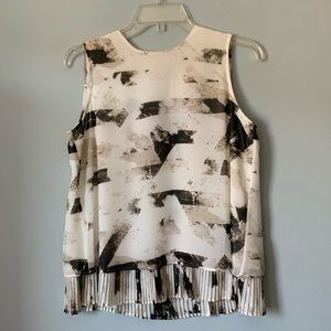 Calvin Klein Pattern Tank Blouse